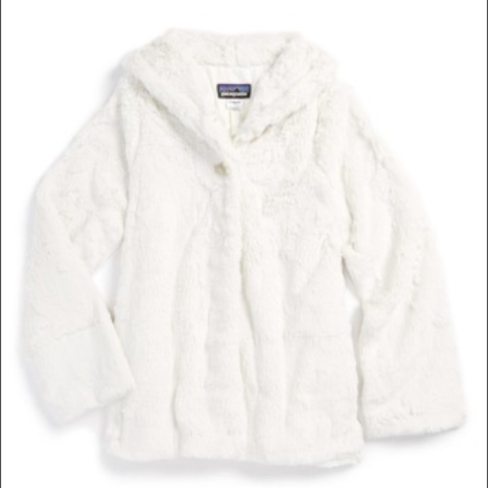 Patagonia Pelage Girl’s Jacket sz 10 Birch White